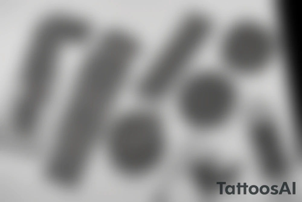 roman numerals tattoo idea