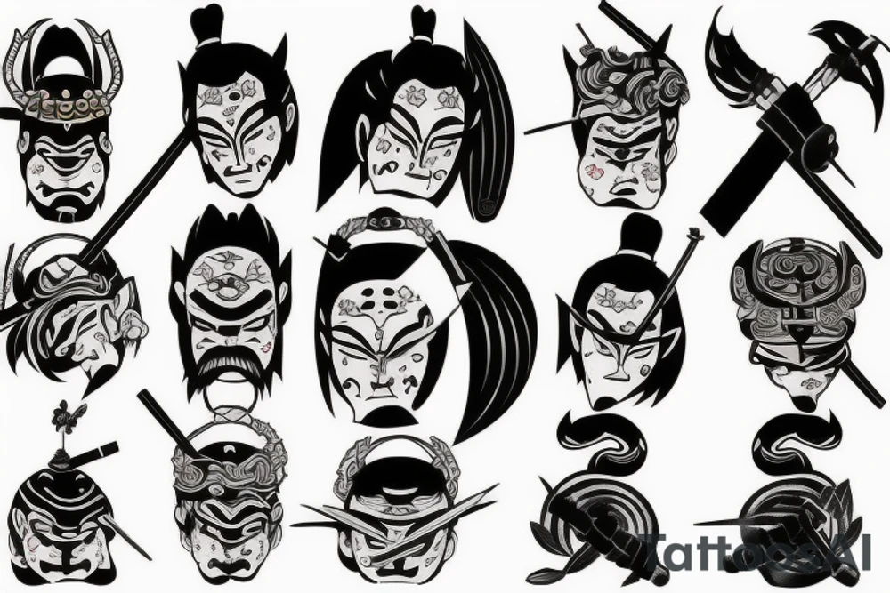 Samurai tattoo idea