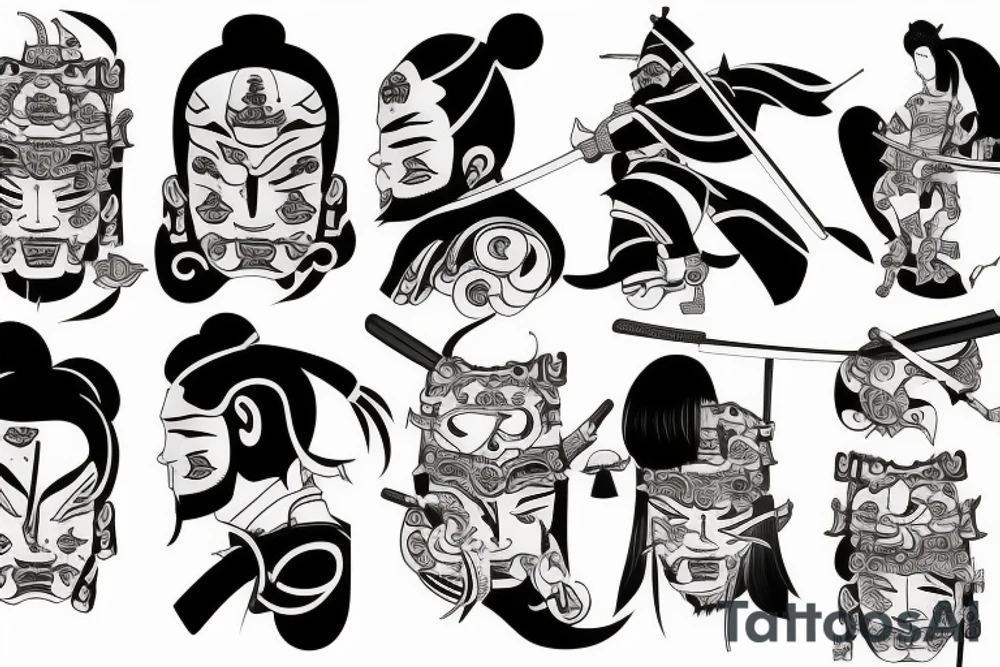 Samurai tattoo idea