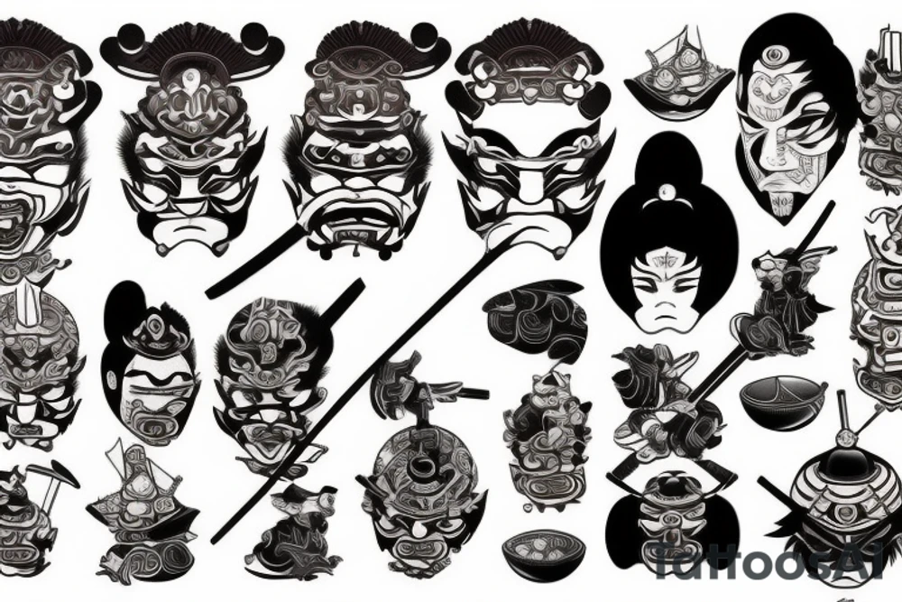 Samurai tattoo idea