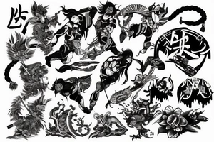 warrior tattoo idea