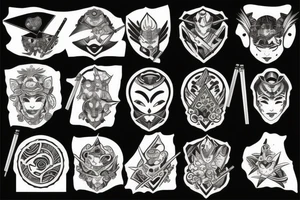 warrior tattoo idea