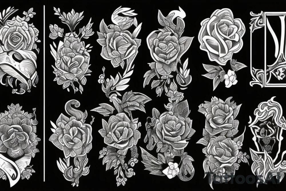 полосы tattoo idea