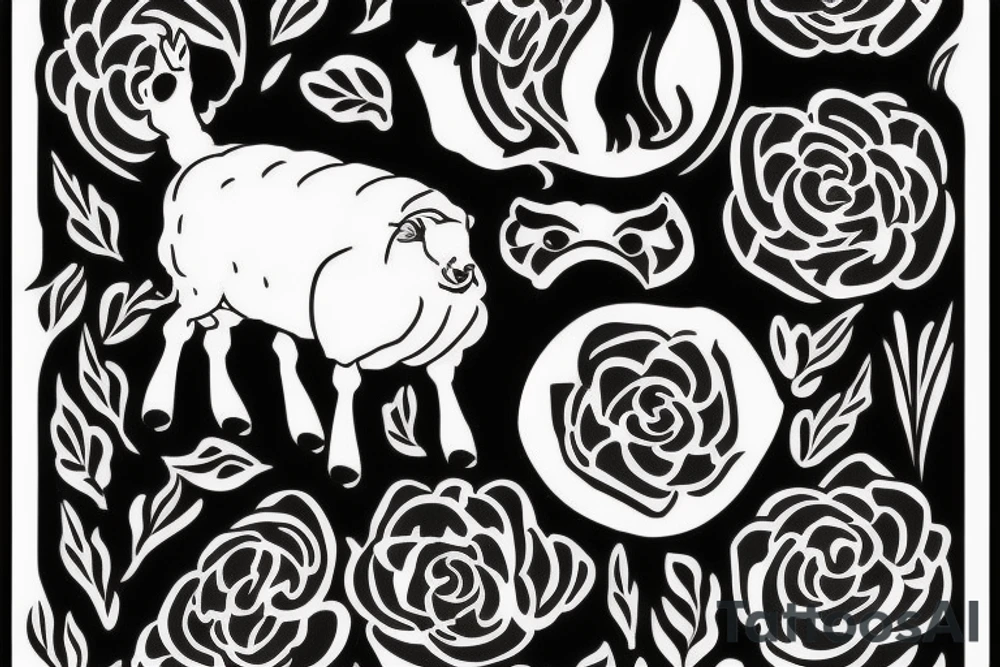 even the lamb will bite tattoo idea