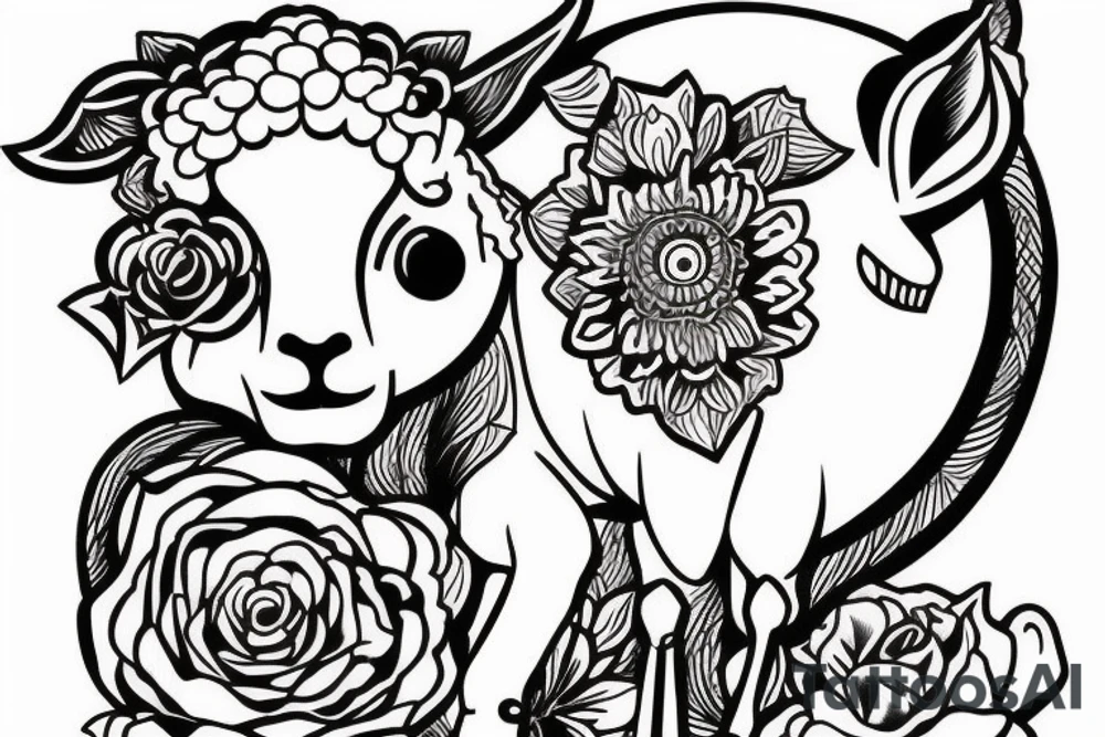 even the lamb will bite tattoo idea