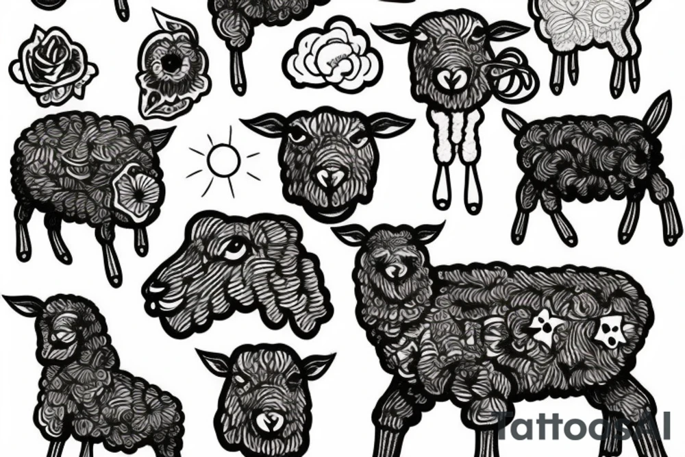 even the lamb will bite tattoo idea