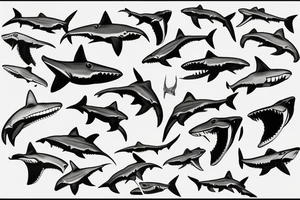 latarjet collarbone scars shark tattoo idea