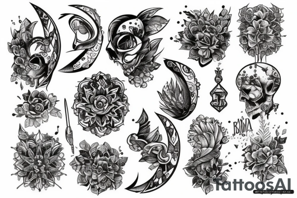 Самурай tattoo idea