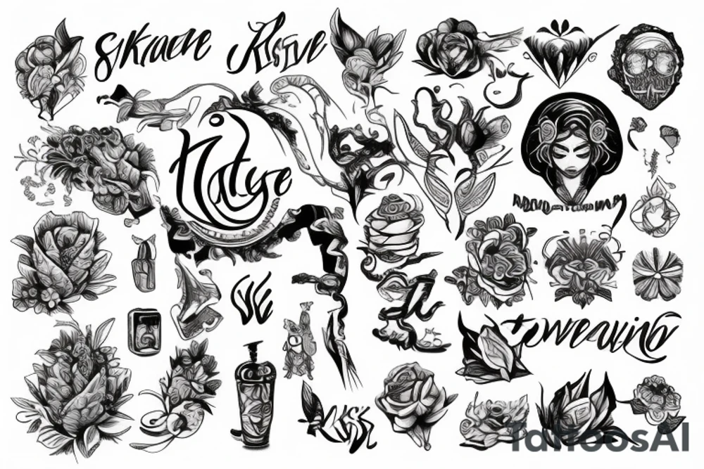 Катана tattoo idea