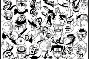 Naruto and nature tattoo idea