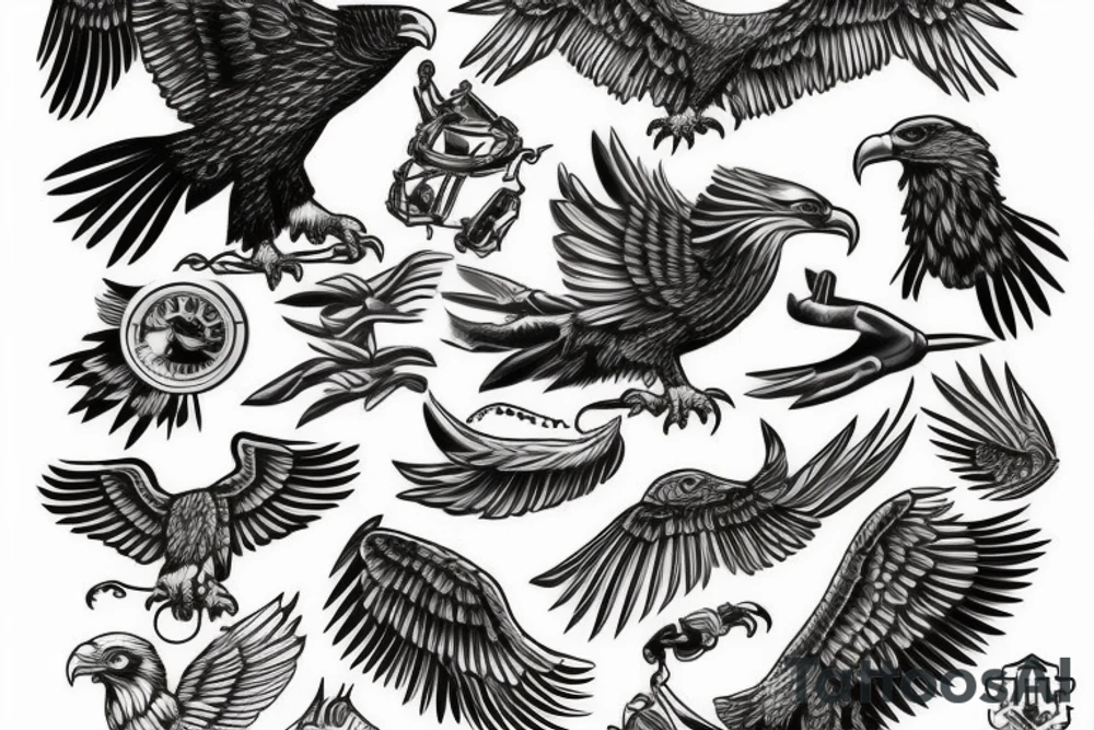 eagle tattoo idea