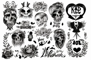 Kind mit Papa Schatten Kind mit Kreuz tattoo idea