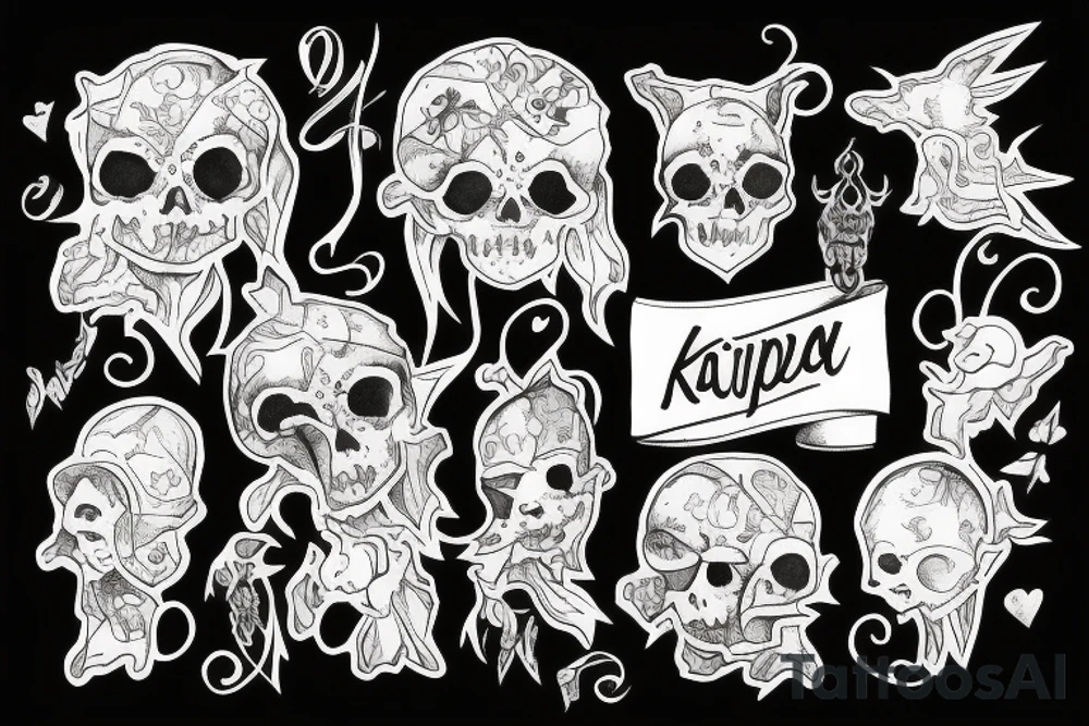 Kind mit Papa Schatten Kind mit Kreuz tattoo idea