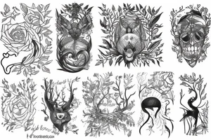 Forest tattoo idea