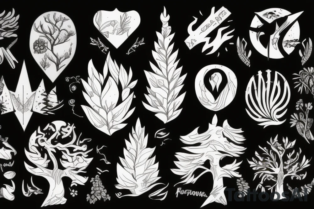 Forest tattoo idea