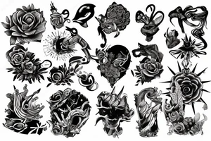 Forearm unique tattoo idea