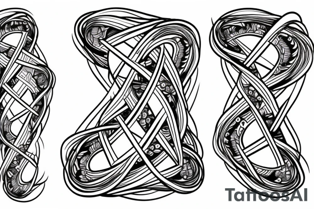 Music dna Helix tattoo idea
