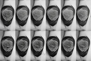 3 pocket watches with roses tattoo idea