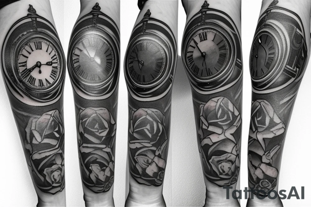 3 pocket watches tattoo idea