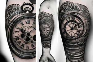 3 pocket watches tattoo idea