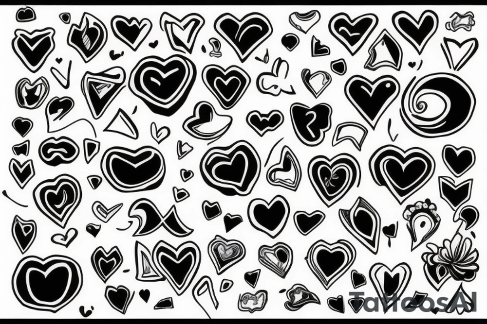 Heart tattoo idea
