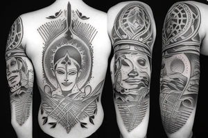 Earth tattoo idea