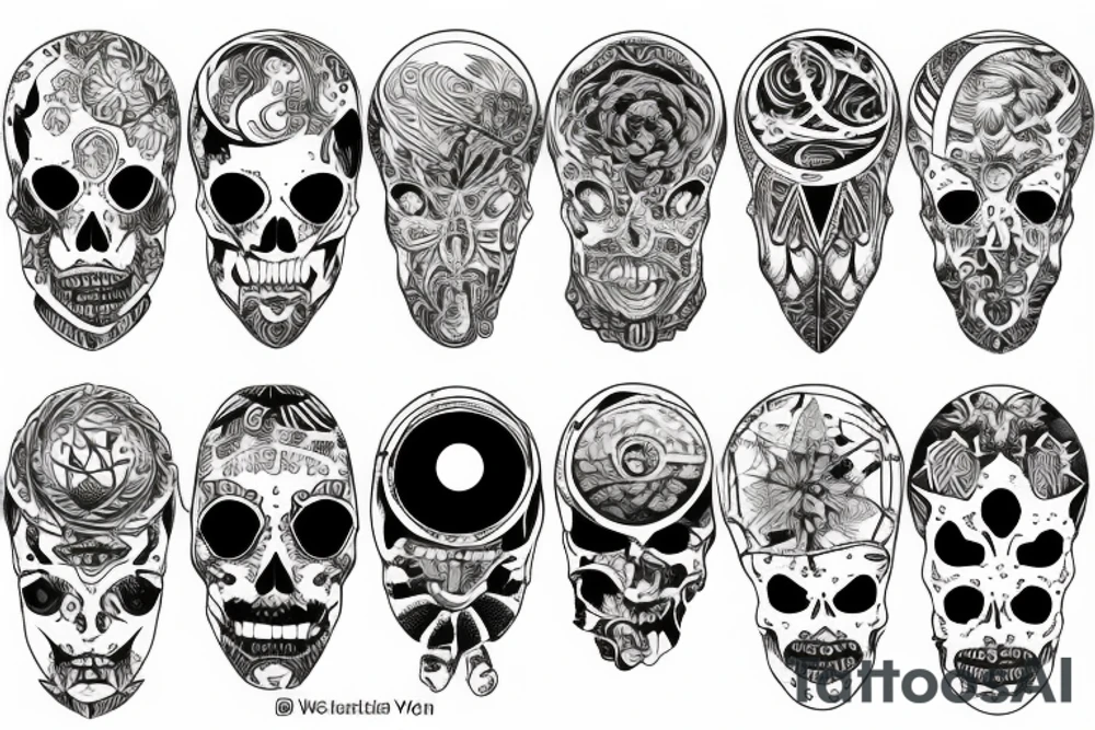 The globe tattoo idea