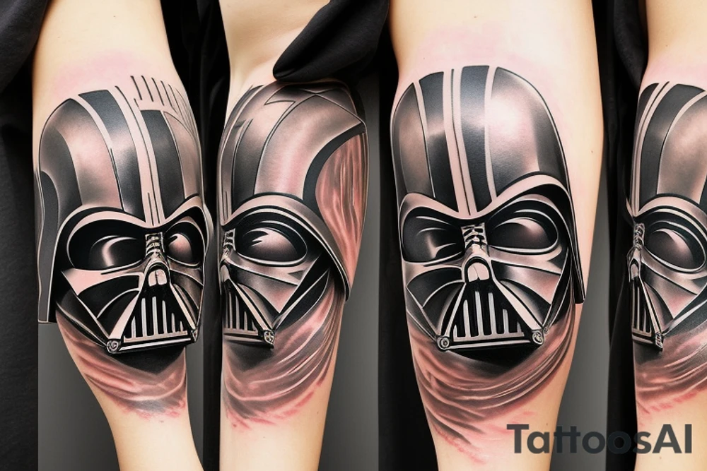 Steam punk darth Vader helmet tattoo idea