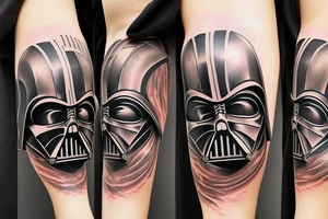 Steam punk darth Vader helmet tattoo idea