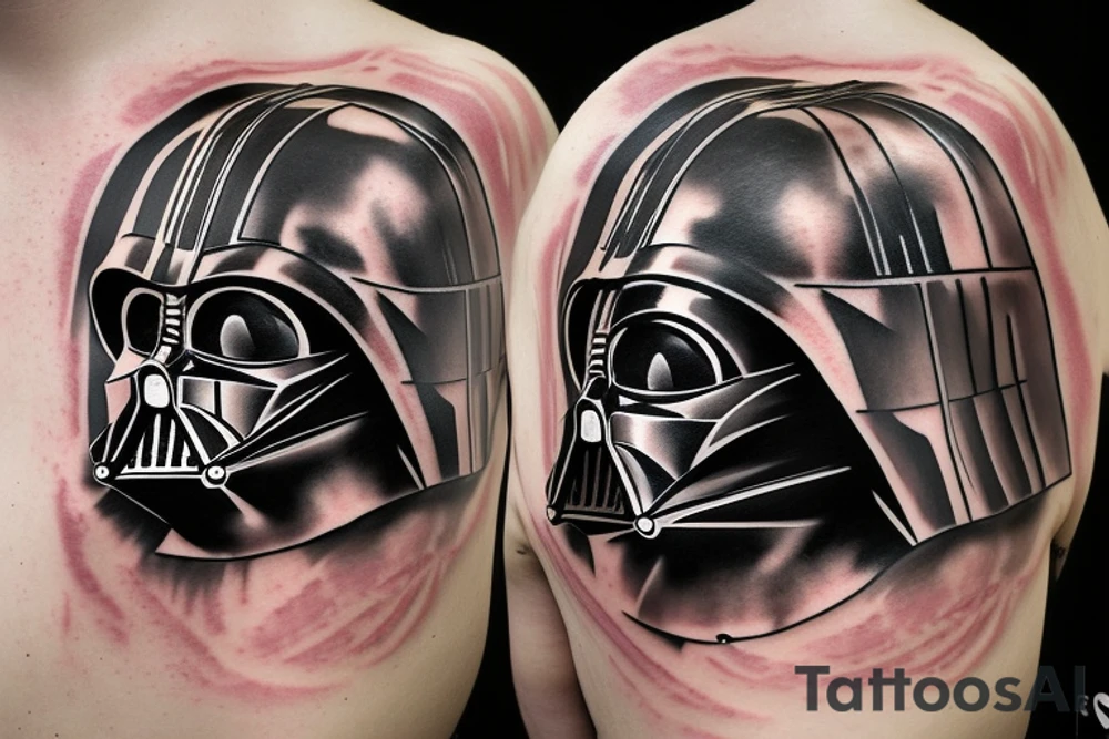 Steam punk darth Vader helmet tattoo idea
