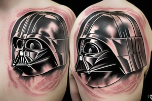 Steam punk darth Vader helmet tattoo idea