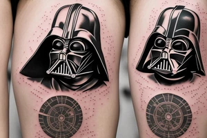 Steam punk darth Vader helmet tattoo idea