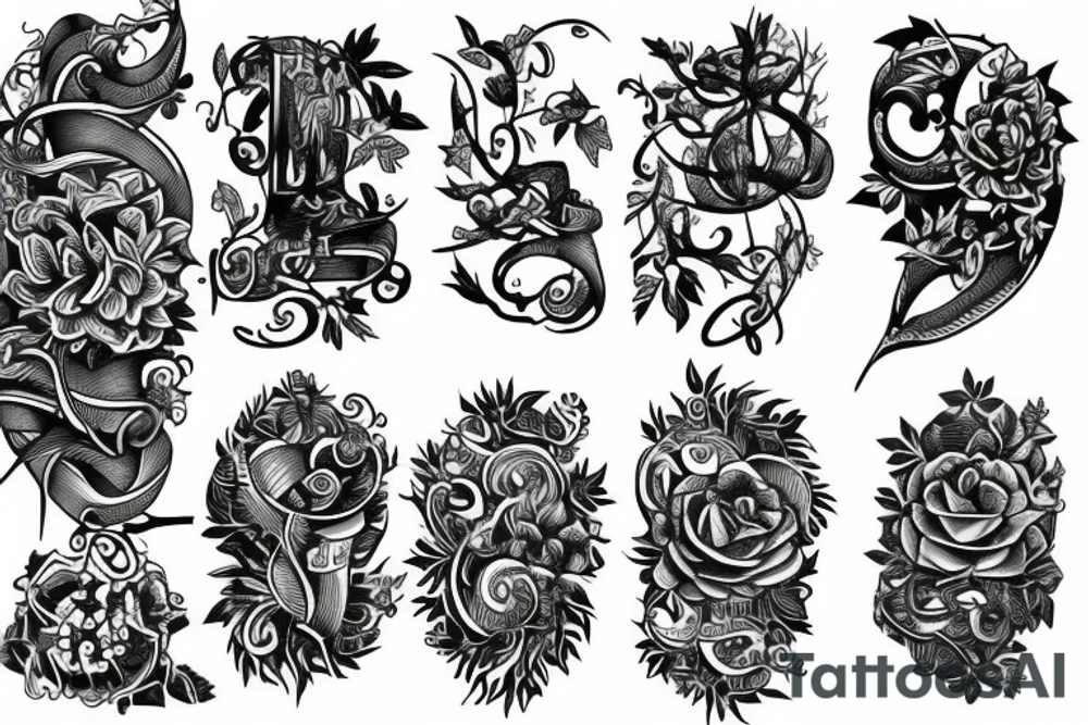 vine around arm tattoo idea
