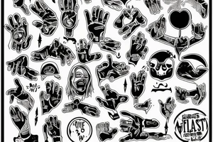 a pc with hands and legs tattoo idea