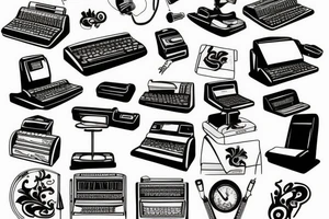 a pc typing in pc tattoo idea