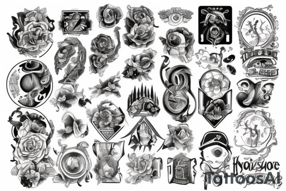 Horseshoe and number 13 tattoo idea