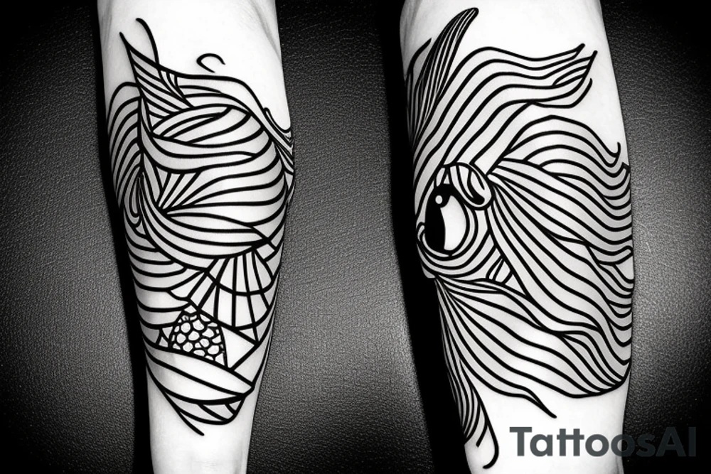Kite that also looks like a fish tattoo idea