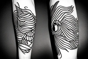 Kite that also looks like a fish tattoo idea
