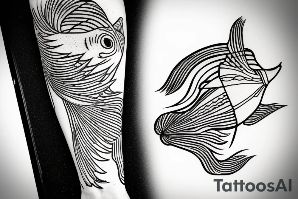 Kite that also looks like a fish tattoo idea