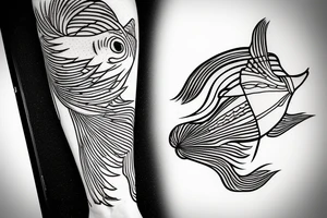 Kite that also looks like a fish tattoo idea