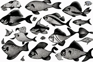 Kite fish tattoo idea
