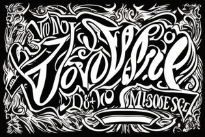 Old English font that says NO MORE MISTAKES tattoo idea