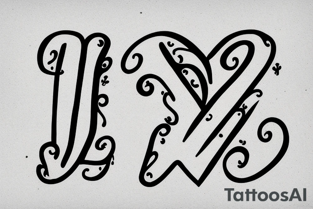 Small Heart, letters AR in the Middle, small heart tattoo idea Small Heart, letters AR in the Middle, small heart tattoo idea
