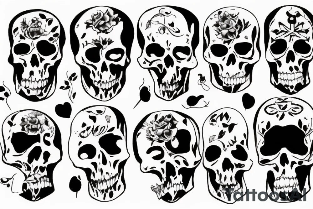 Death has lost already tattoo idea