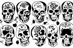 Death has lost already tattoo idea