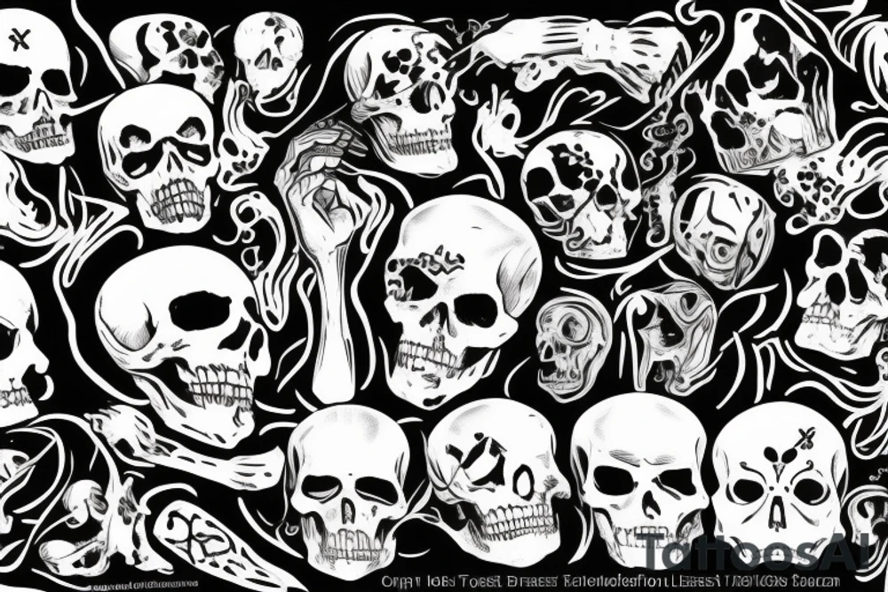 Death has lost already tattoo idea