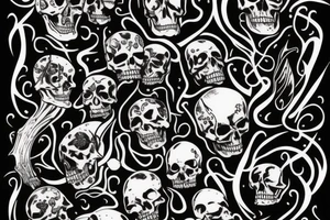 Death has lost already tattoo idea
