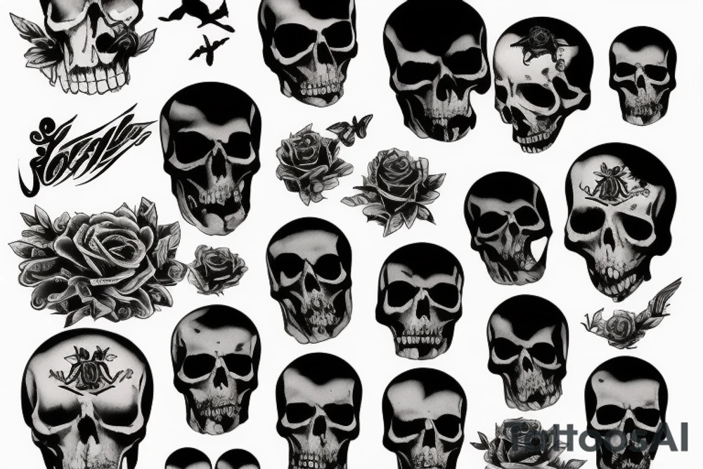 Death has lost already tattoo idea