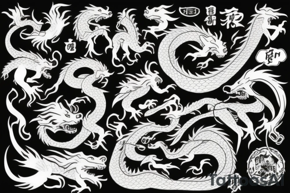 dragon tattoo idea