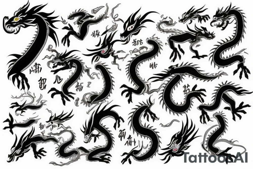 haku dragon tattoo idea